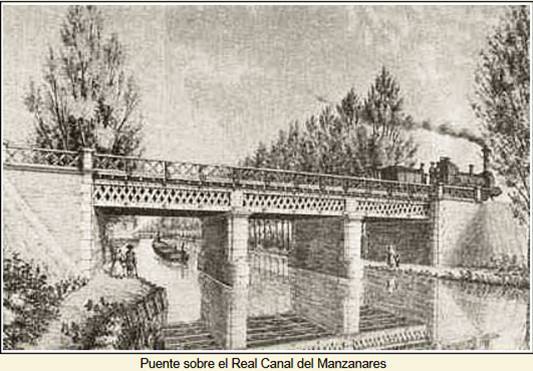 Puente sobre el Real Canal del Manzanares