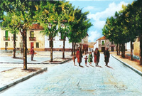 Calle Jardines y Plaza Carretas