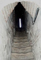 Escalera de la torre mudéjar de la catedral de Santa María Magdalena