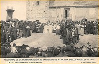 Peregrinación de 1910. Tarjetas Postales.