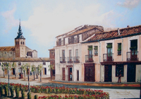 Calle Jardines con Plaza Carretas