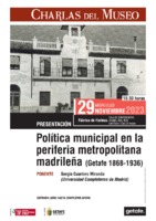 Política Municipal en la periferia metropolitana madrileña (Getafe 1868-1936)